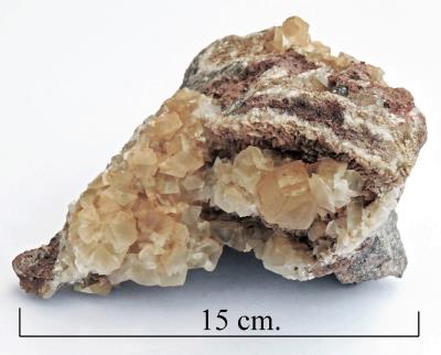 Calcite. Ton Mawr quarry. Bill Bagley Rocks and Minerals